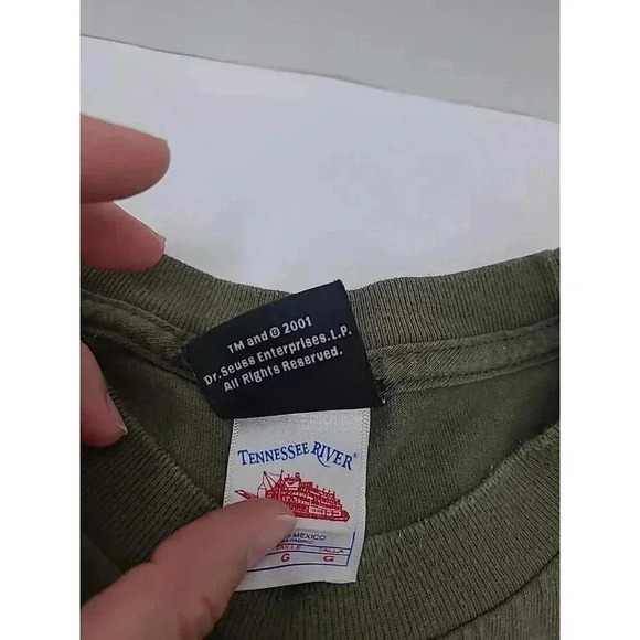 Vintage 2001 Dr. Suess Green Eggs and Ham T-Shirt Men's Size L Tennessee River - Picture 6 of 7